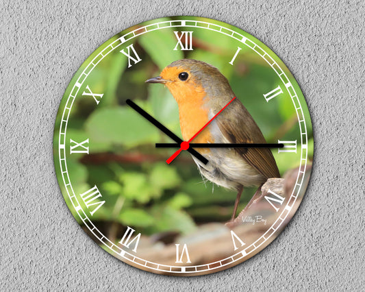"Beautiful Robin” Clock