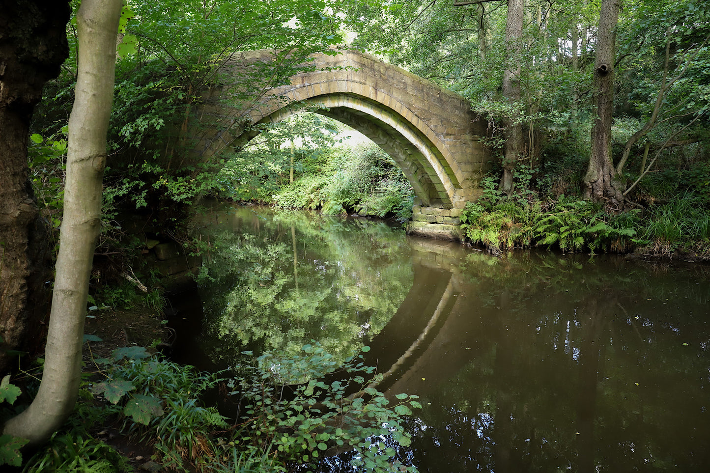 “Willow Bridge at Oxspring" Print