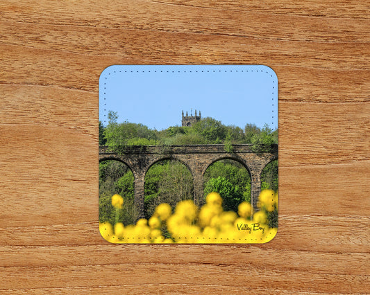“The Viaduct and the Rapeseed at Penistone” Coaster