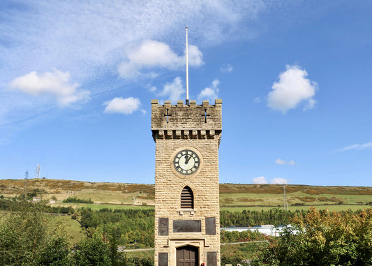 “The Clock Tower at Stocksbridge” Print