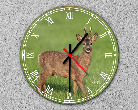 "Handsome Buck” Clock