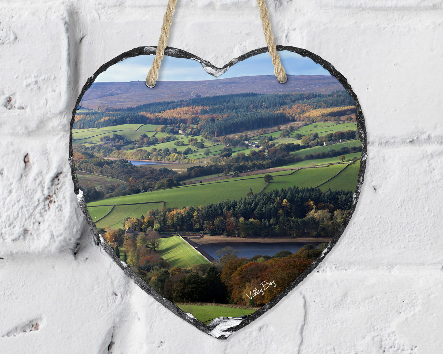 Bradfield Landscape Heart Slate