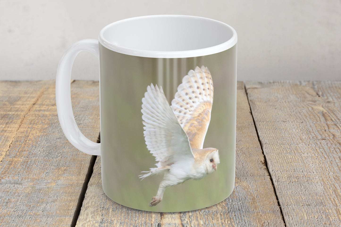 “Flying Barn Owl” Mug