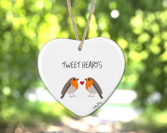 Tweet Hearts Robin Heart