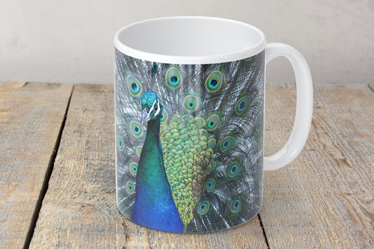 “The Stunning Peacock” Mug