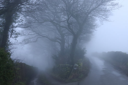 "Spooky Heads Lane at Bolsterstone" Print