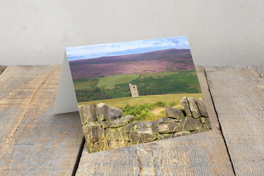 "Boots Folly on Bradfield Dale” Greeting Card