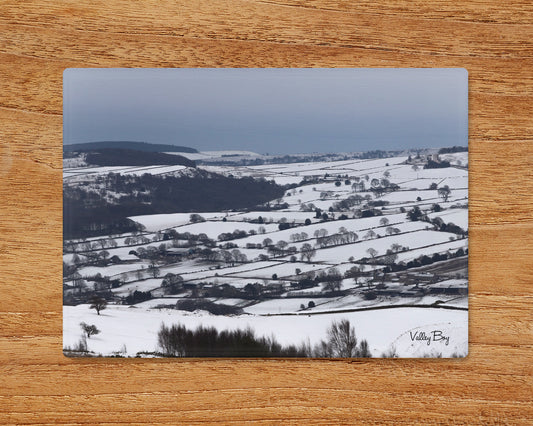 "Winters view from Hartcliffe” Glass Worktop Saver