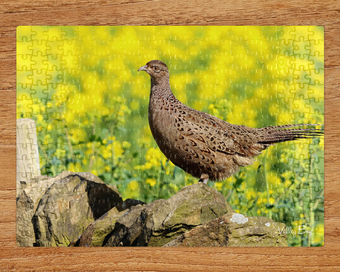 “Rebecca looking great in Yellow” Jigsaw Puzzle
