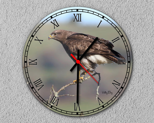 "Stunning Buzzard” Clock