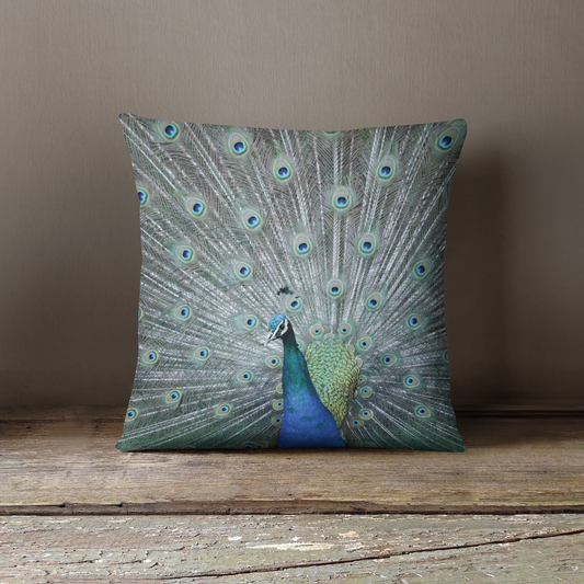 “The Stunning Peacock” Cushion